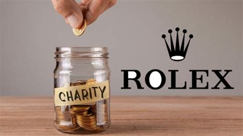 rolex charity company|rolex donation.